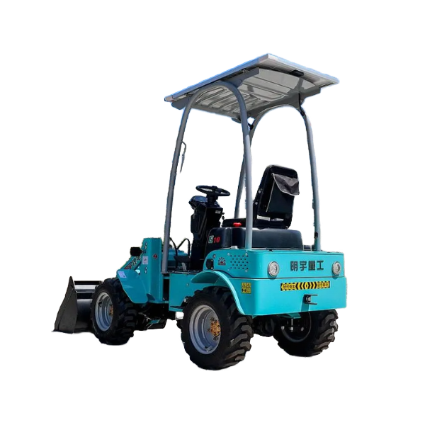 E Series Mini Electric Wheel Loader 500kg to 800kg Battery Powered Compact Front End Loader for Garden and Farm