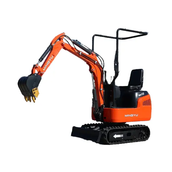 WD10 Micro Diesel Excavator 0.8Ton Compact Crawler Digger with 7kW Engine