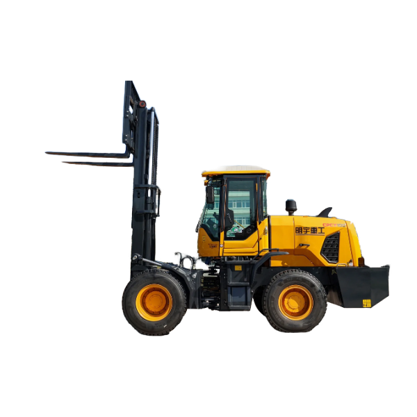 Compact Rear Axle Steering Rough Terrain Forklift 3Ton to 8Ton Small Turning Radius Off-Road Forklift for Farm