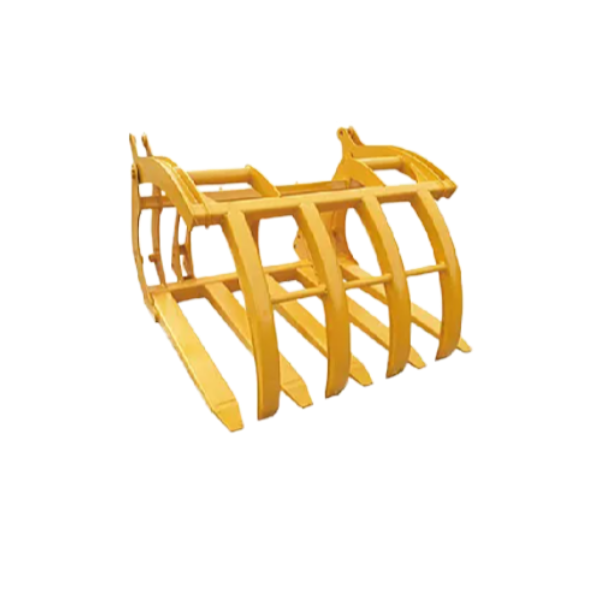 Heavy Duty Timber Log Grapple Attachment for Wheel Loader Wood Handling