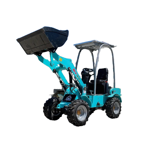 E Series Mini Electric Wheel Loader 500kg to 800kg Battery Powered Compact Front End Loader for Garden and Farm